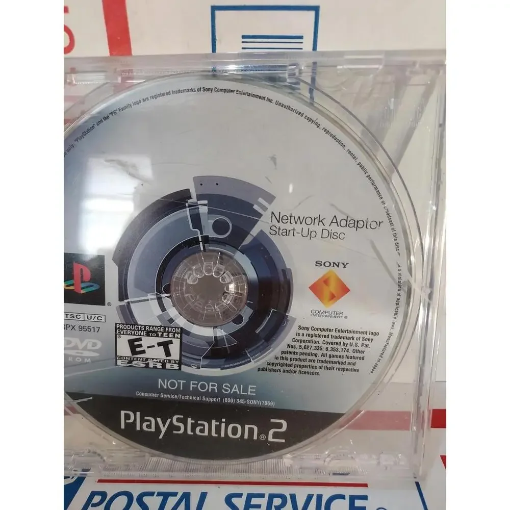Network Adapter Start Up Disc (PlayStation 2 PS2) Good Used - #136